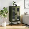 vidaXL Highboard Olive green Cold-rolled steel Medium