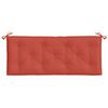 vidaXL Garden Bench Cushion Melange Red 100% Polyester, Hollow Fiber