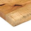 vidaXL Table Top Natural wood Solid rough mango wood 47.2 x 11.8 in