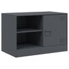 vidaXL TV Cabinet Anthracite Cold-rolled steel Medium TV Cabinet