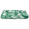vidaXL Pallet Cushion Leaf pattern Polyester 23.6x15.7x4.7 in
