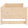 vidaXL Pull-out Day Bed Natural Pine Solid Pine Wood Standard