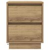 vidaXL Bedside Cabinet Artisan Oak 15.35 x 13.58 x 19.69 in