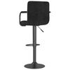 vidaXL Bar Stool Set of 2 Black