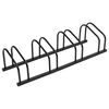 vidaXL Bike Rack for 4 Bikes Black Steel