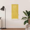 vidaXL Roller Blind with Curtains Yellow 23.62 x 62.99 in Bamboo