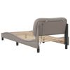 vidaXL Bed Frame Taupe
