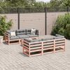 vidaXL Garden Sofa Set Reddish Brown Solid Douglas Fir Wood Medium