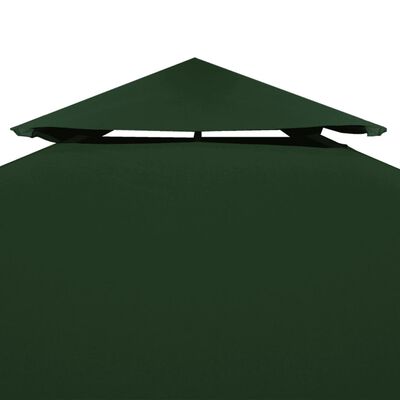vidaXL Gazebo Cover Canopy Replacement 9.14 oz/yd² Green 10'x13'