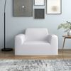 vidaXL Couch Slipcover White Polyester jersey
