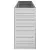 vidaXL Garden Raised Bed Silver Galvanized Steel 63.0 x 15.7 x 30.3 in