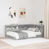 vidaXL Storage Headboard Grey Sonoma 47.24 in Engineered Wood