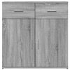 vidaXL Sideboards 2 pcs Gray Sonoma 31.1"x15"x31.5" Engineered Wood