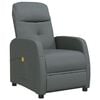 vidaXL Massage Chair Dark Grey Polyester Large Massage Chair