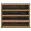 vidaXL Desk Organiser artisan oak 36 x 26 x 29.5 cm Engineered wood