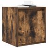 vidaXL Wall-mounted Bedside Cabinet Smoked oak Engineered wood Medium