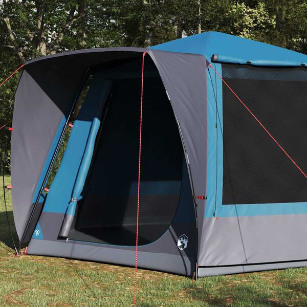 vidaXL Camping Tent Blue 420 x 420 x 227 cm Polyester