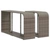 vidaXL Garden Sofa Set Grey