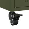 vidaXL TV Cabinet Olive Green Cold-rolled steel Medium TV Cabinet