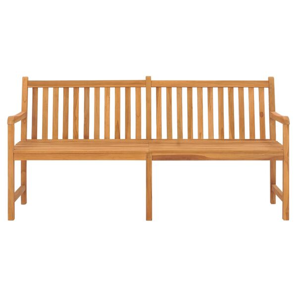 vidaXL Garden Bench Warm Brown Solid Teak Wood 71 in long bench Durable