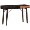 vidaXL Console Table Black and brown Solid reclaimed wood, MDF