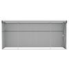 vidaXL Garden Shed Anthracite Galvanized steel, metal Large Garden Shed