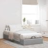 vidaXL Ottoman Bed Frame Light grey