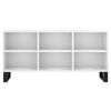 vidaXL TV Cabinet High gloss white Engineered wood Medium TV Cabinet