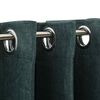 vidaXL Linen-Look Blackout Curtains with Grommets 2pcs Green 140x88.6 "