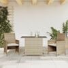 vidaXL Bistro Set Beige
