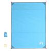 vidaXL Picnic Blanket with Pegs Blue 80.7"x61"