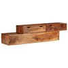 vidaXL TV Cabinet Brown Solid Acacia Wood Medium TV Cabinet