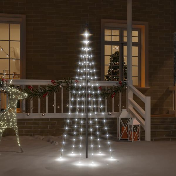 vidaXL Christmas Tree Cool White Copper Collapsible Christmas Tree
