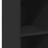 vidaXL Highboard Black Engineered wood Large Storage Highboard