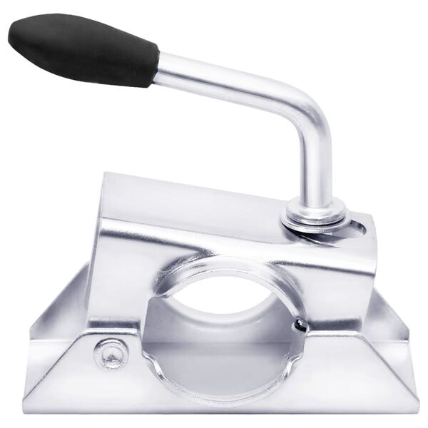 vidaXL Jockey Wheel Clamp 5.3x2.6x5.5" Galvanised Steel