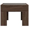 vidaXL Coffee Table Brown Oak Engineered wood, Glass