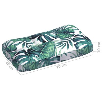 vidaXL Pallet Sofa Cushions 7 pcs Leaf Pattern