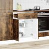 vidaXL Kitchen Base Cabinet Smoked Oak Engineered Wood Medium