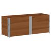 vidaXL Garden Planter Brown Solid Pine Wood 59.1 in Stackable