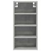 vidaXL Hanging Cabinet Concrete grey Engineered wood 11.8x11.6x23.6 in