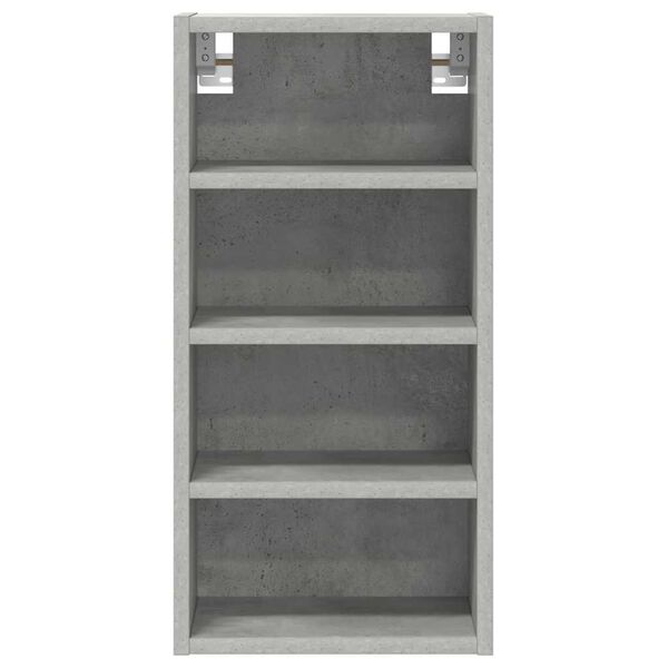 vidaXL Hanging Cabinet Concrete grey Engineered wood 11.8x11.6x23.6 in