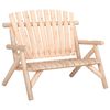 vidaXL Garden Lounge Set Natural wood Solid spruce wood Durable