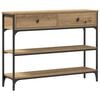 vidaXL Console Table Artisan Oak 72.5 x 25 x 75 cm Engineered Wood