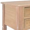 vidaXL Writing Desk Brown MDF and Pine Wood Standard Writing Desk