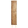 vidaXL Bookcase Brown and White Solid pine wood, engineered wood Medium