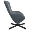 vidaXL Egg Chair Dark Grey 24.80 x 28.74 x 35.43 in Velvet