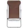 vidaXL Beach Chair Set of 2 Brown