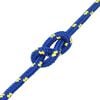 vidaXL Boat Rope Blue 0.55 " 328.1 ' Polypropylene