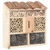 vidaXL Insect Hotel Natural wood Firwood, Pine cones, Bamboo Small