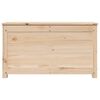 vidaXL Storage Box Natural Solid Pine Wood 31.5x15.7x17.9 in Storage Box
